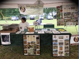 A picture of South Jersey Quail Project booth.